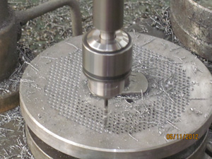 the processing of flat die
